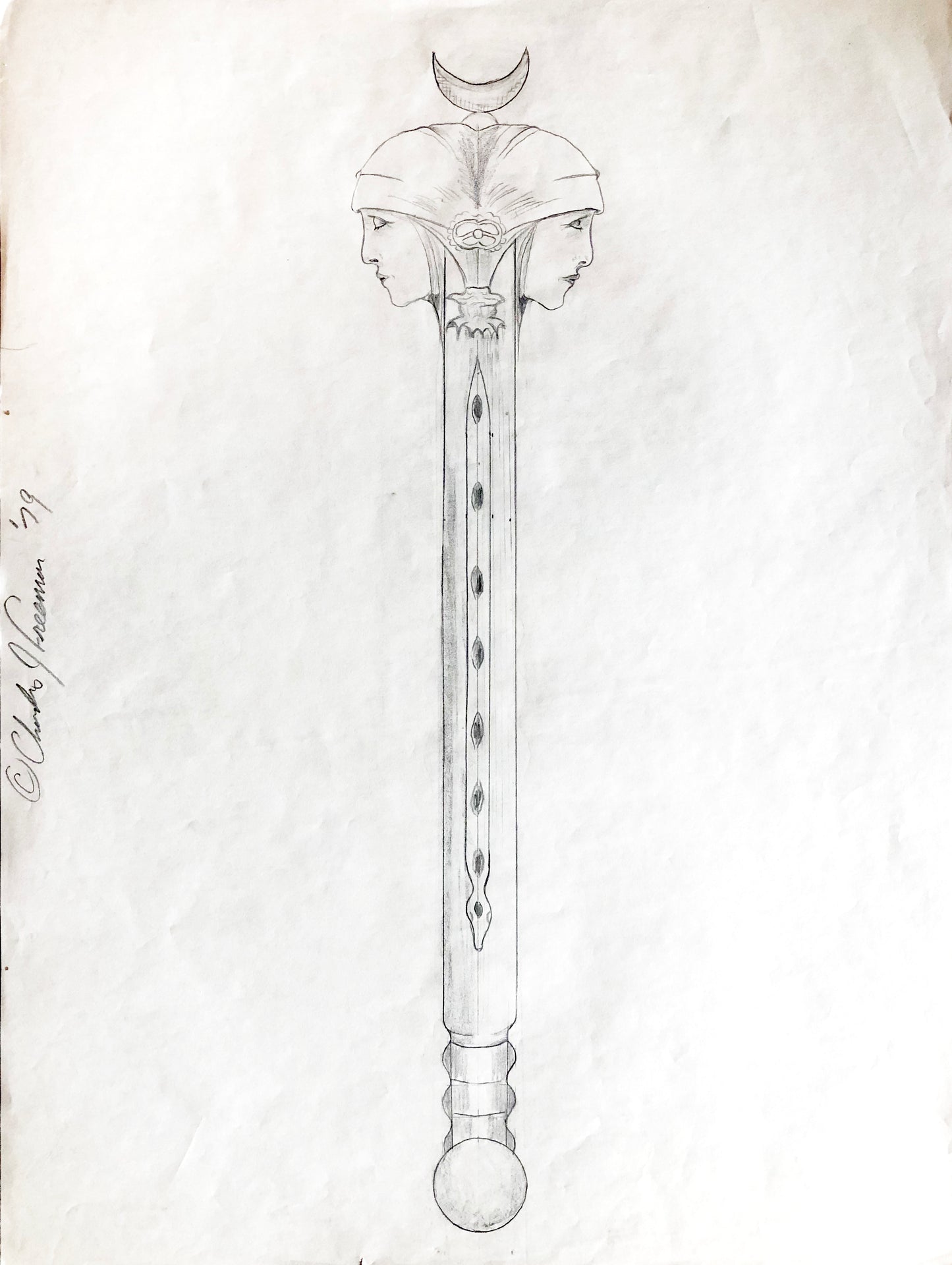 "The Wand" (Original Drawing)