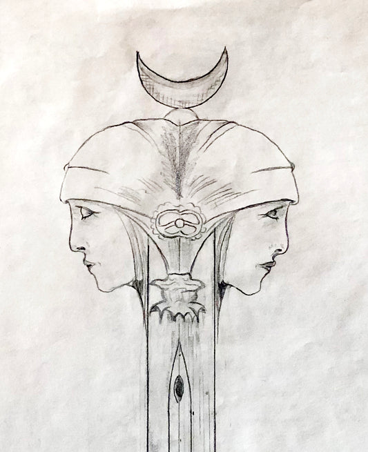 "The Wand" (Original Drawing)