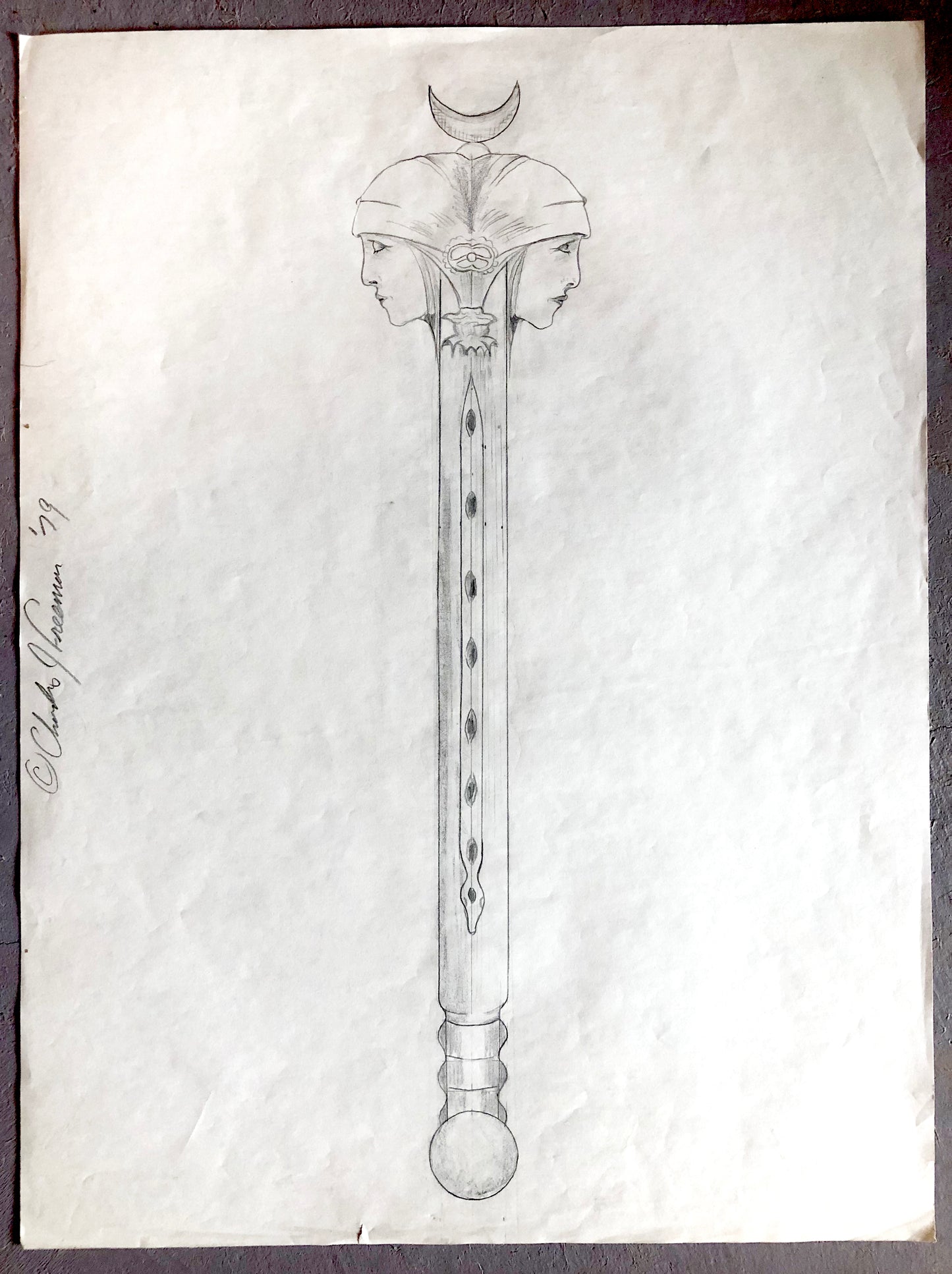 "The Wand" (Original Drawing)