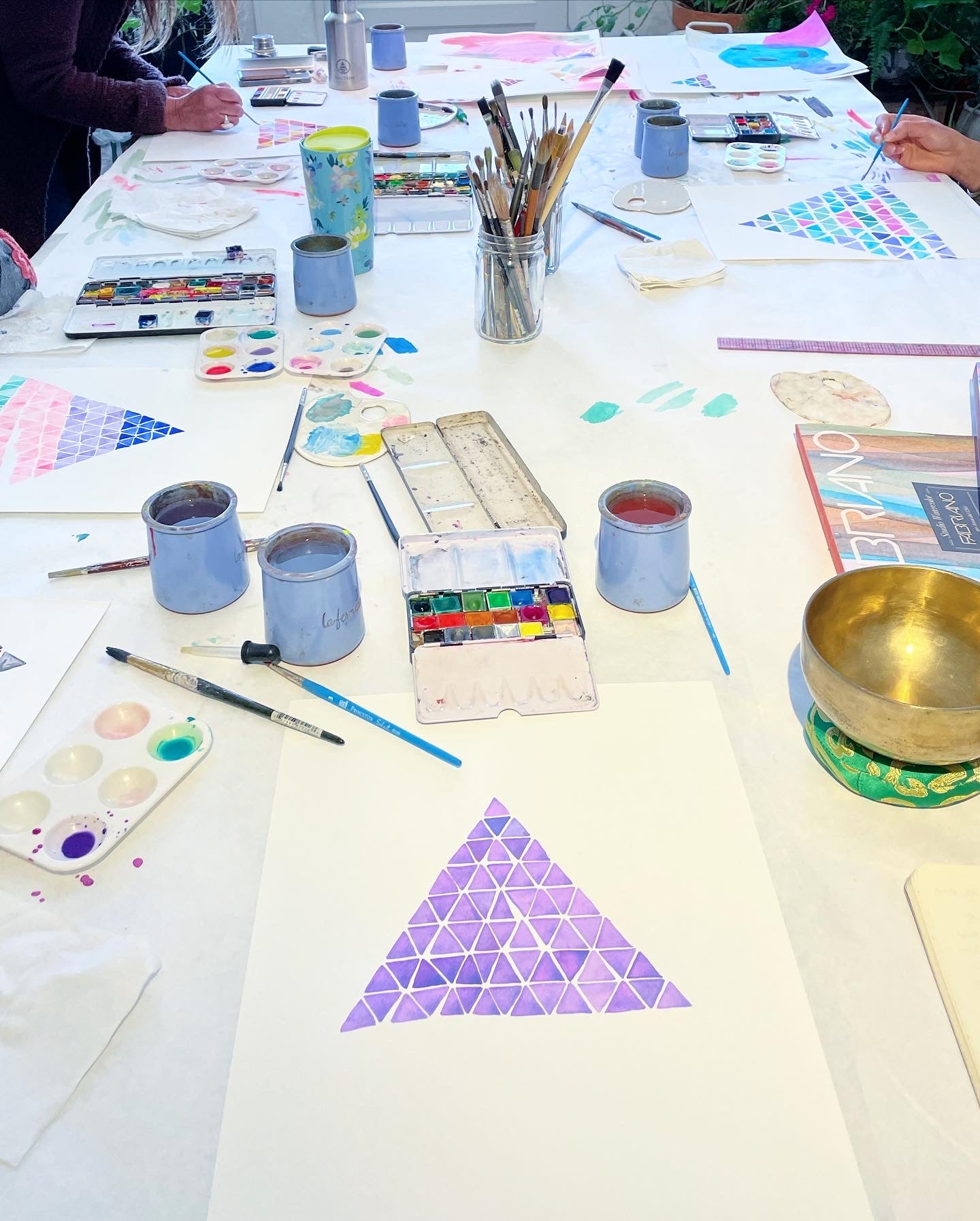 Friday Watercolor Meditation Class - 10 - 11am