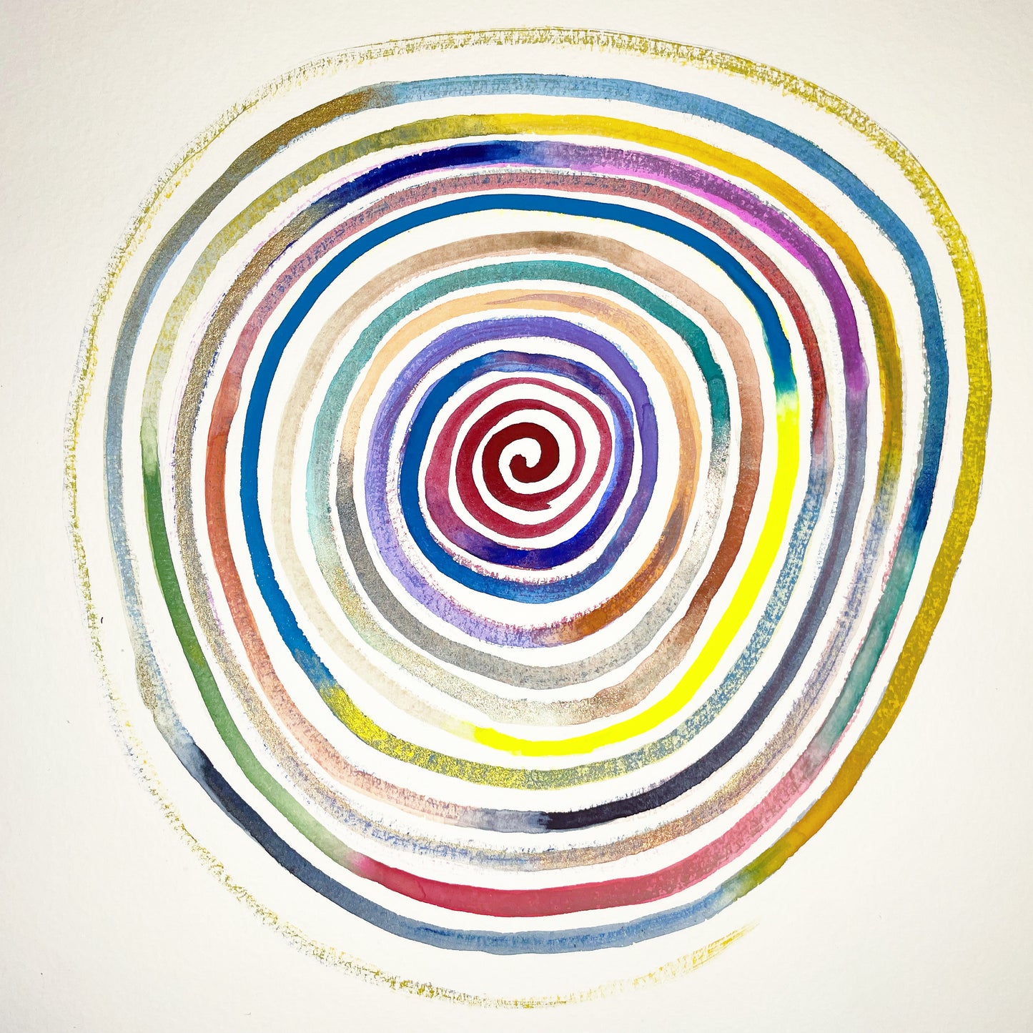 Friday Watercolor Meditation Class - 10 - 11am