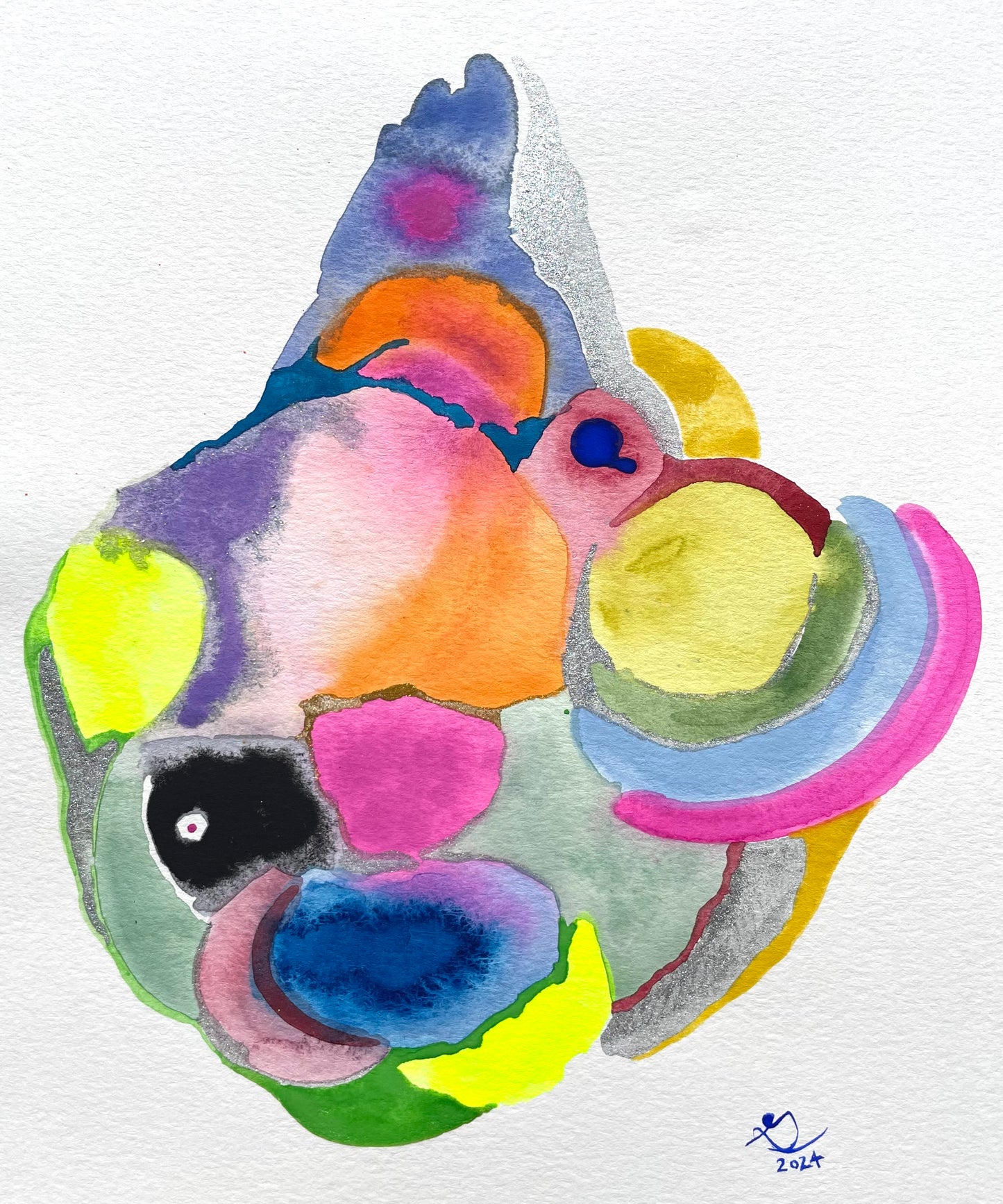 Friday Watercolor Meditation Class - 10 - 11am