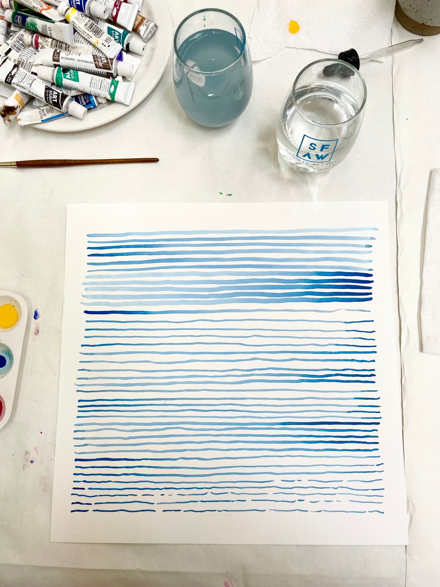 Friday Watercolor Meditation Class - 10 - 11am