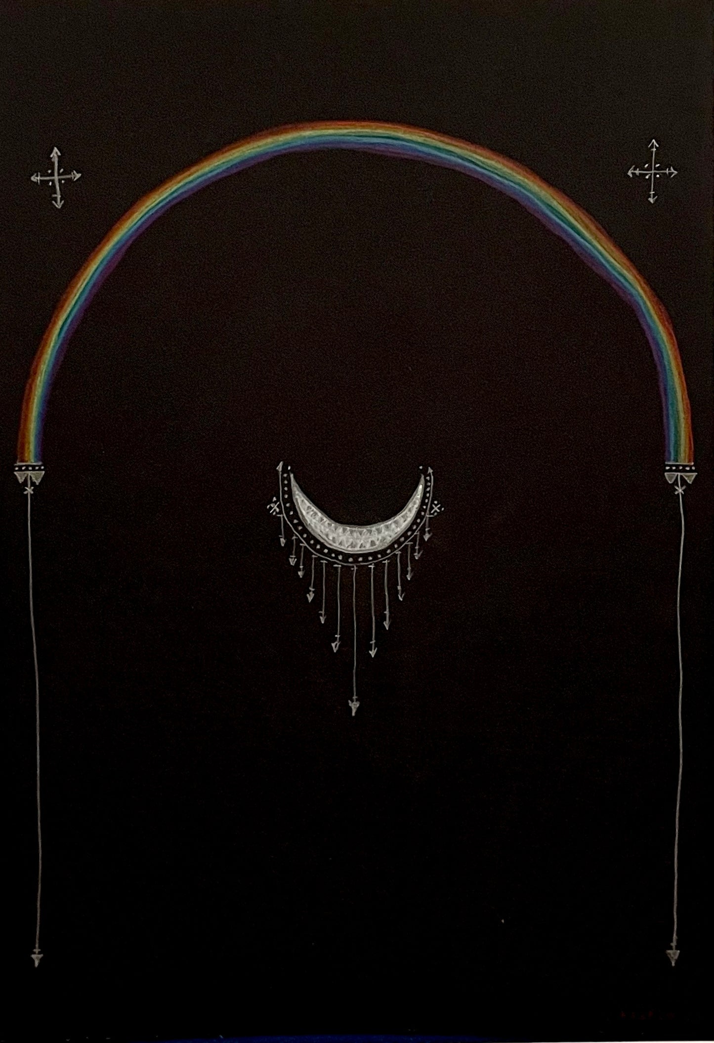 "Rainbow: Arc and Crescent I"