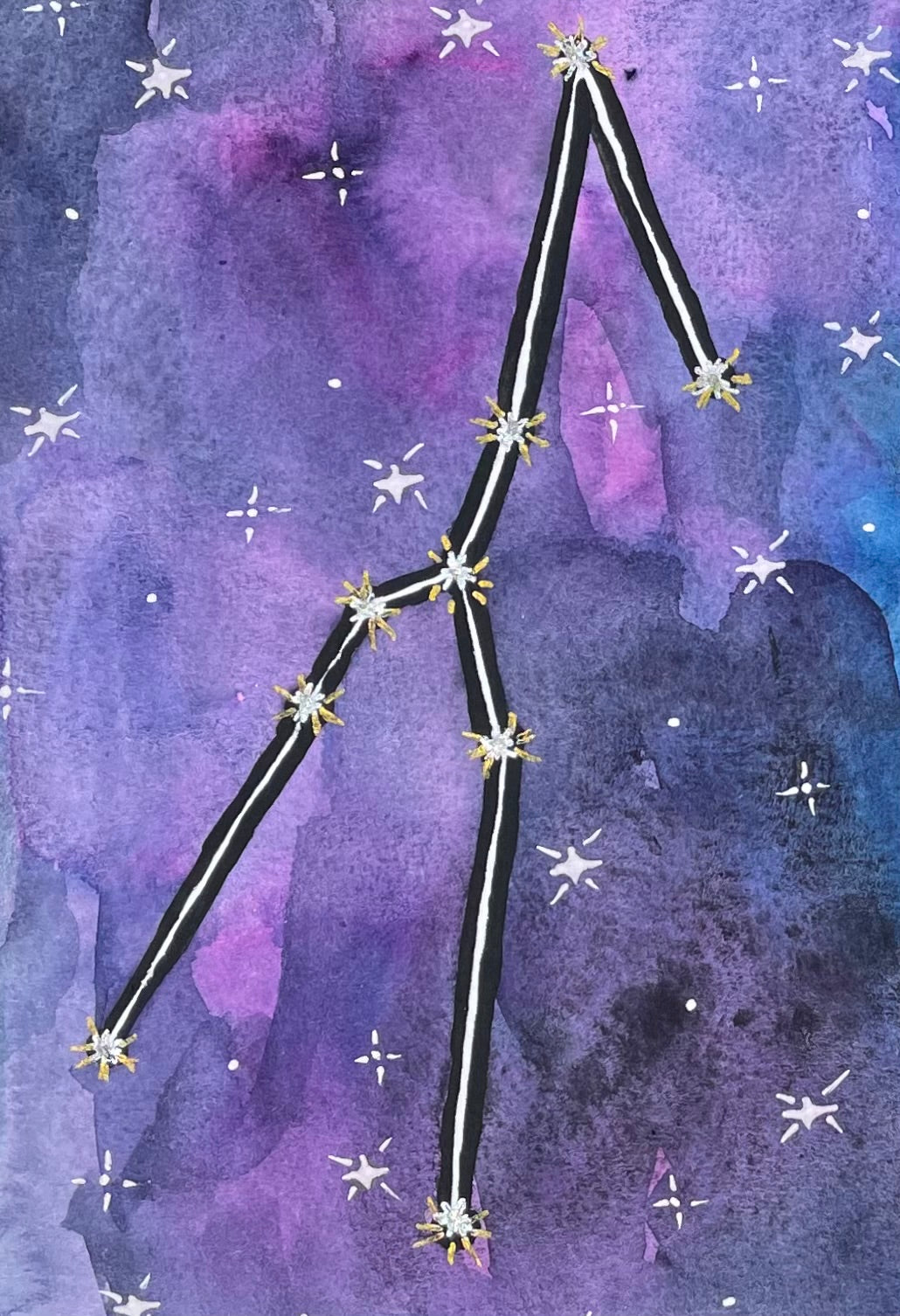 Star Signs: Astrological Constellations with Watercolor - Saturday, December 6th, 1-4pm