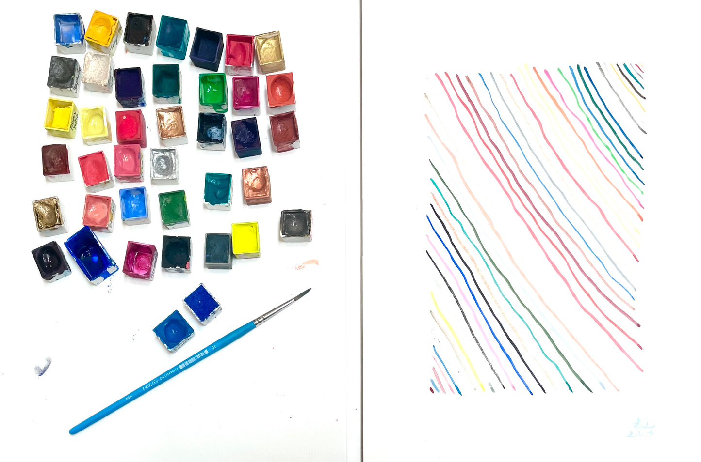 Friday Watercolor Meditation Class - 10 - 11am