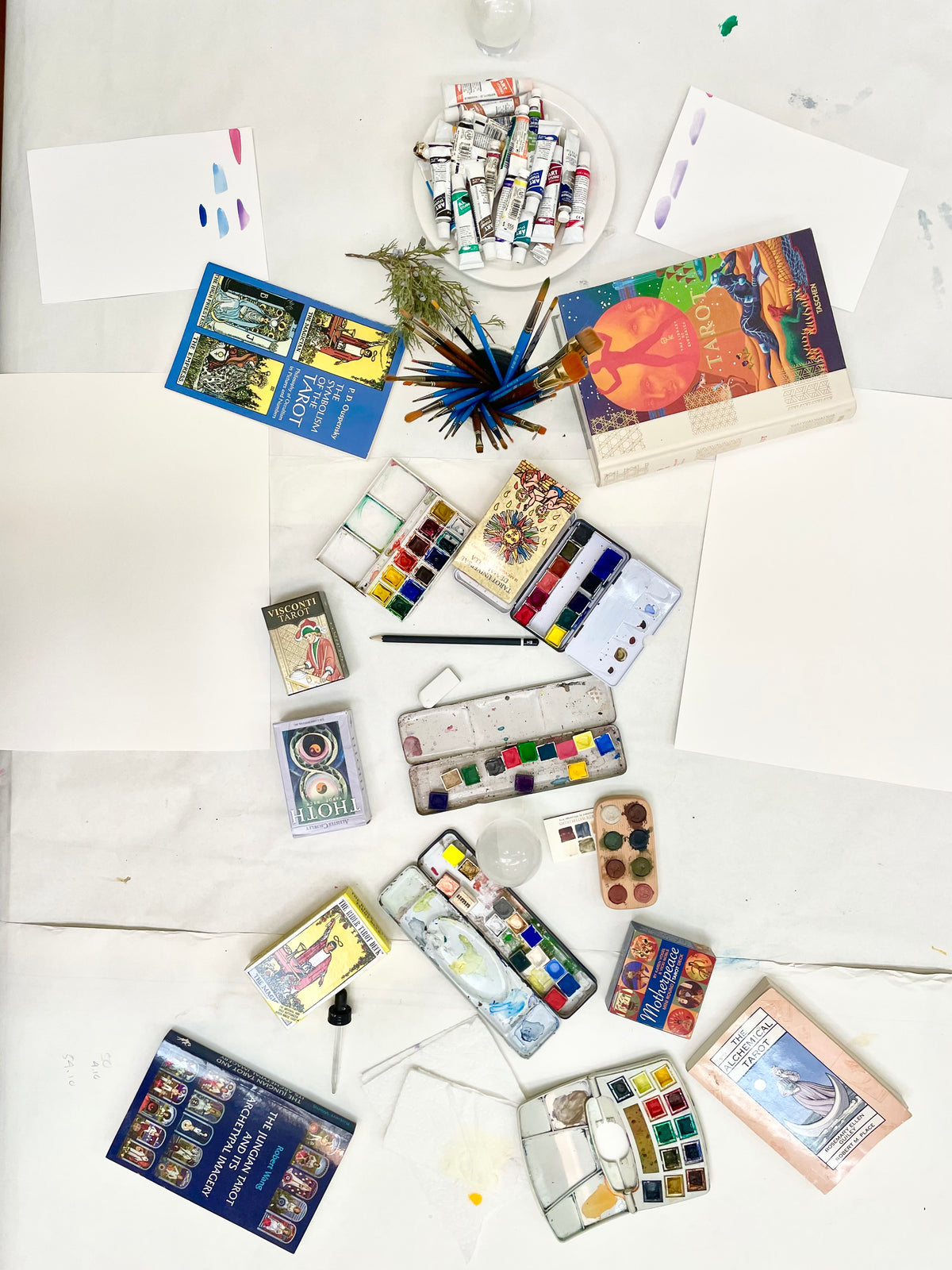 Tarot & Watercolor Painting ~ September 19th, 1-4pm