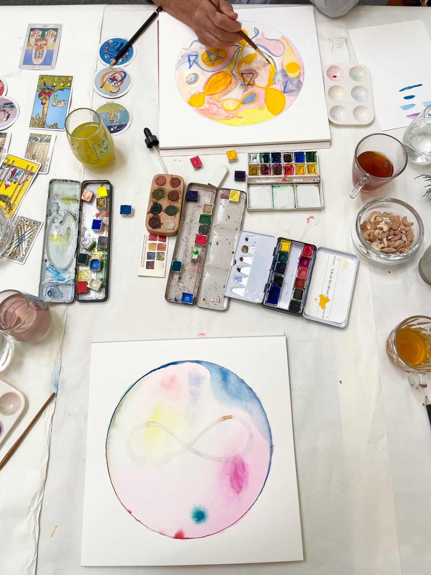 Tarot & Watercolor Painting ~ September 19th, 1-4pm