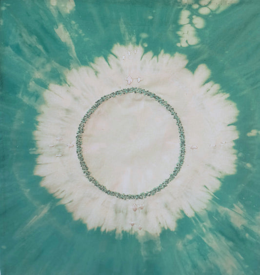 “Alchemy of Thread, Earth #1” (artist-made altar cloth)