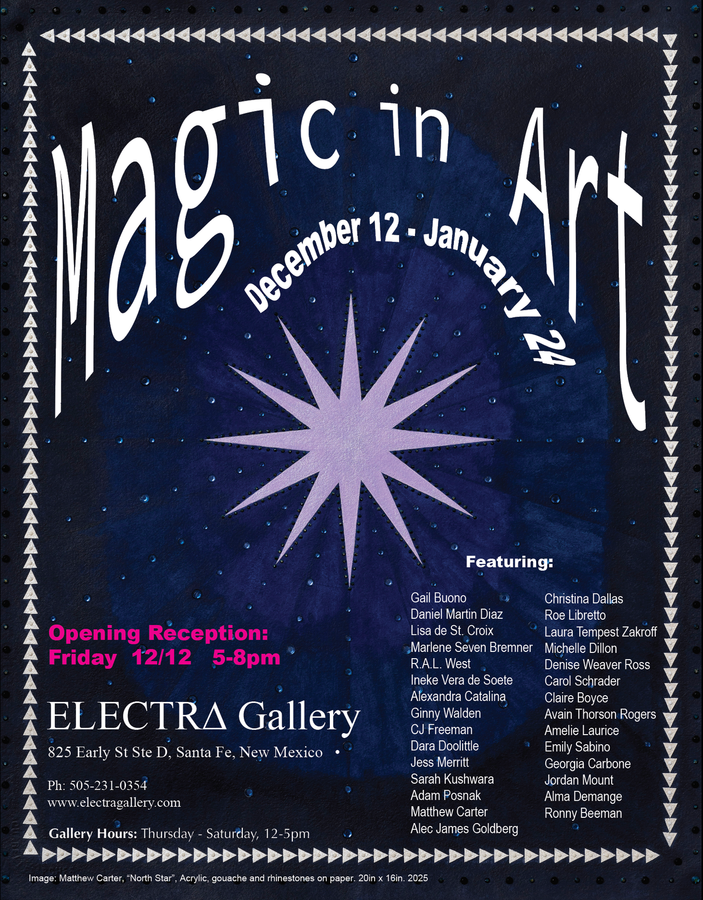 "Magic in Art" Opening Reception ~ Friday, December 12th, 5-8pm FREE