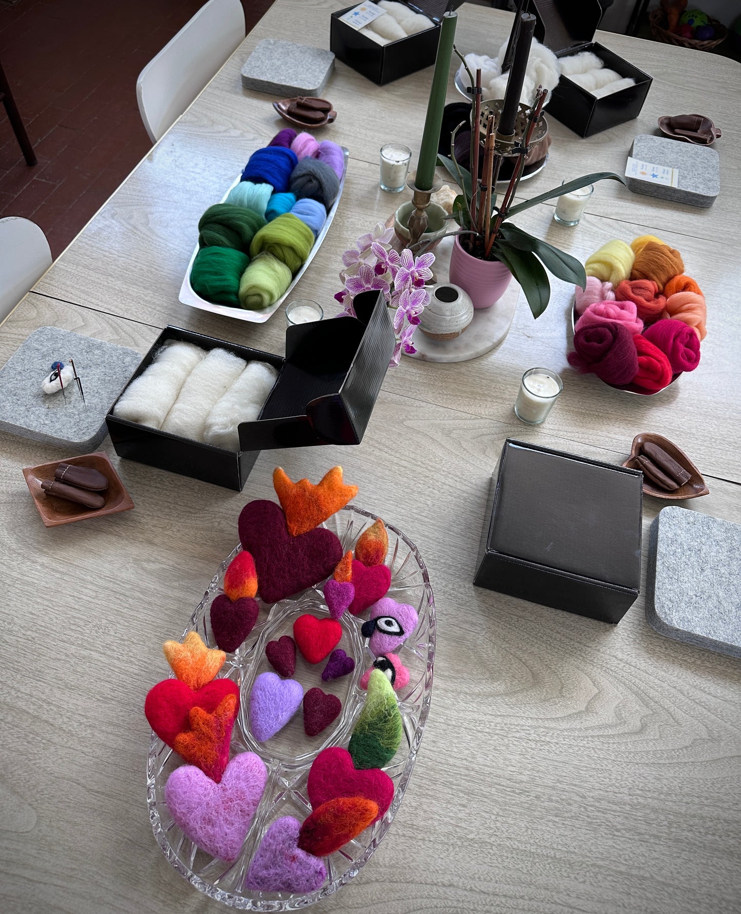 Sacred Hearts: A Mindful Needle Felting Workshop with Andrea Dupree, October 11th, 1-4pm